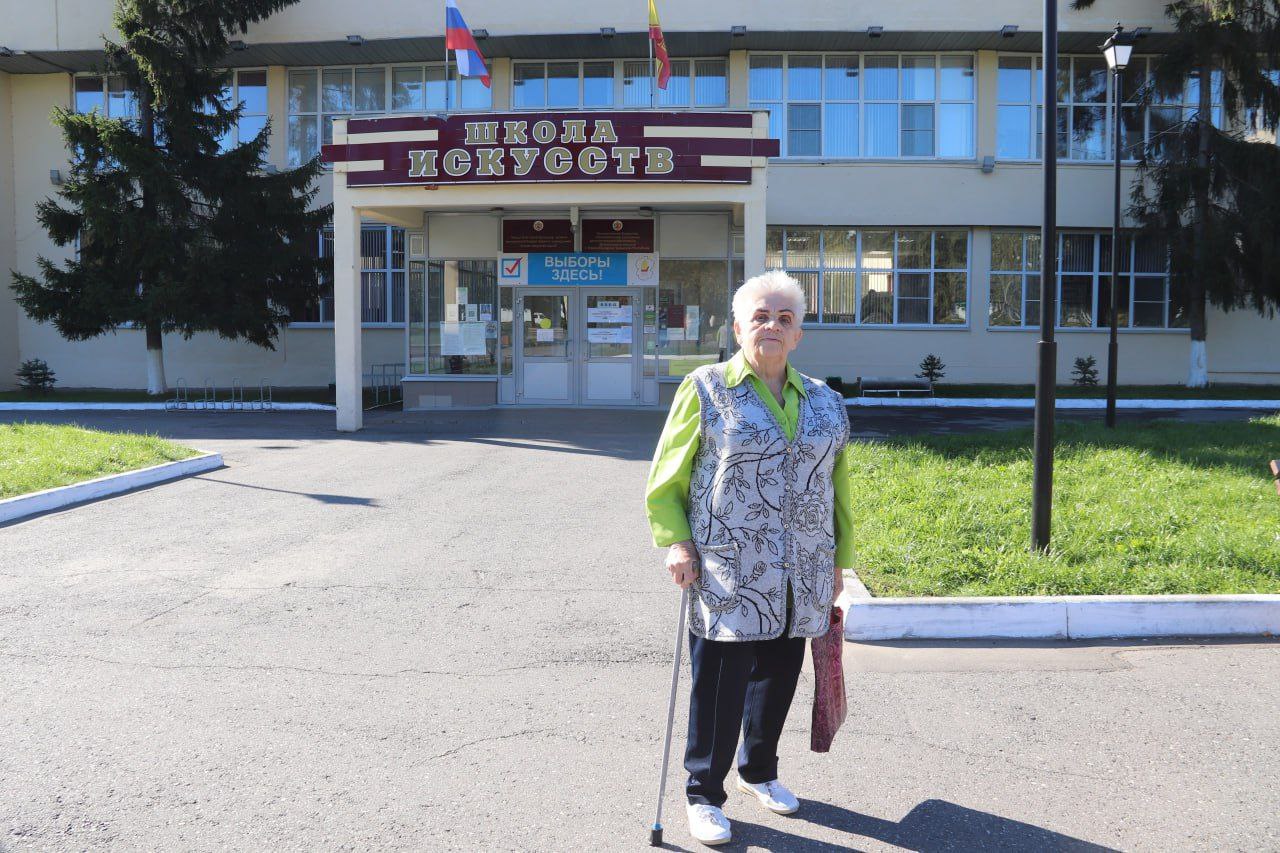 В Новочебоксарске проголосовала жительница блокадного Ленинграда