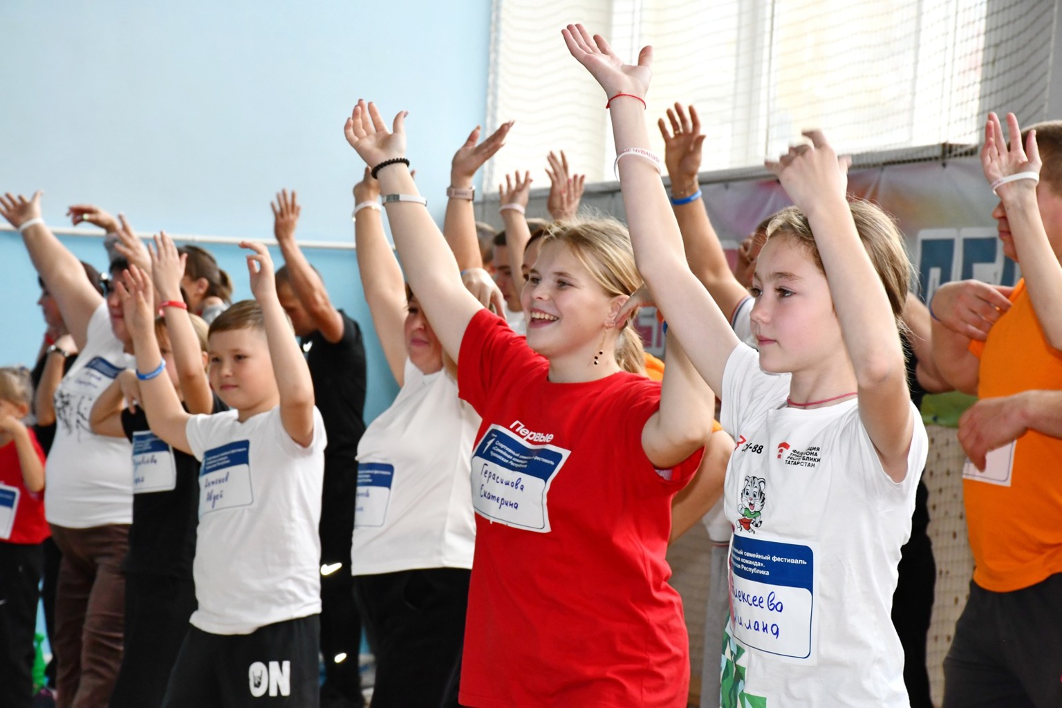 Семейный спортивный фестиваль прошел в Батыревском округе