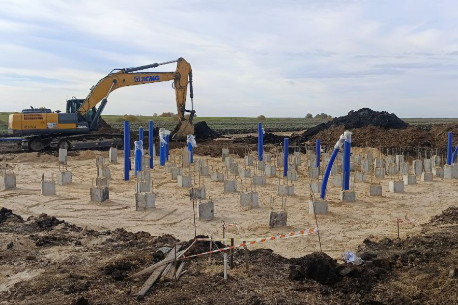 Продолжается строительство водовода для южных округов Чувашии