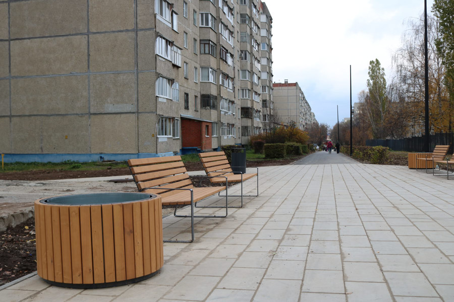 Преображение Юго-Западного бульвара в Чебоксарах продолжается