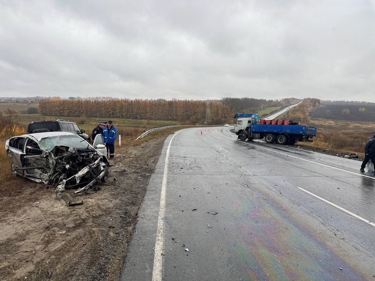 В Чувашии после ДТП в больницу попали четверо детей