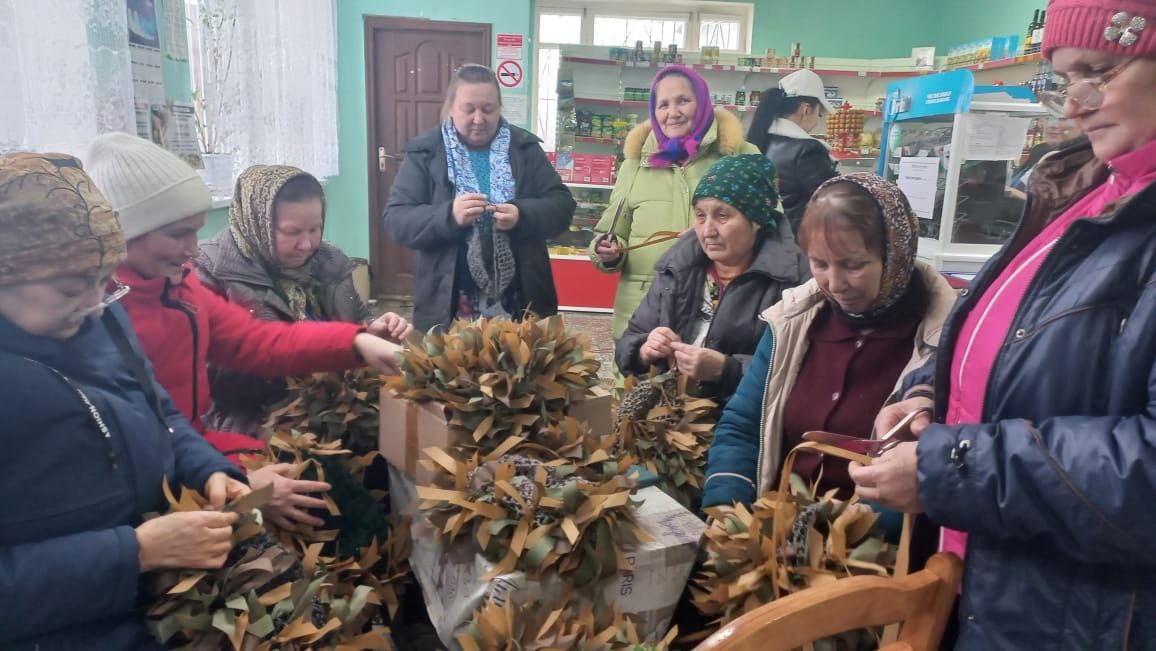 Порядка 500 масксетей за 2 года сплели ядринские волонтеры