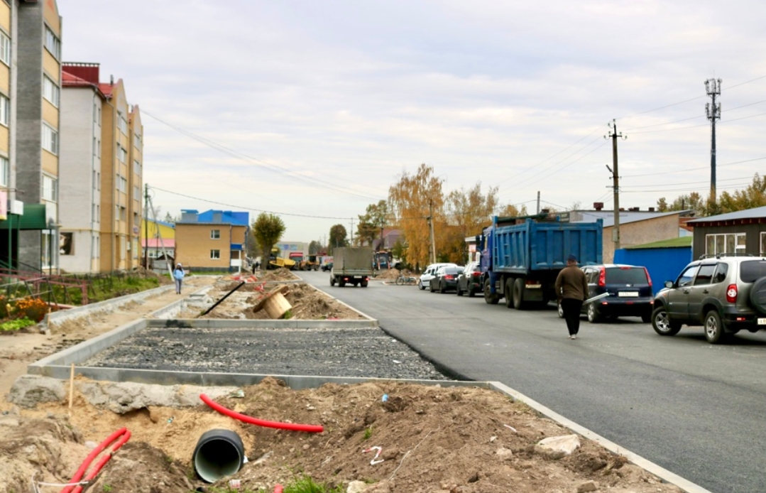 Центр Ядрина меняется благодаря нацпроекту «Инфраструктура для жизни»