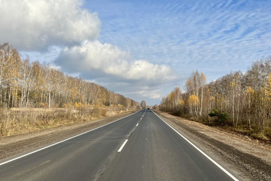 Ремонт дороги «Аниш» в Чувашии завершен досрочно