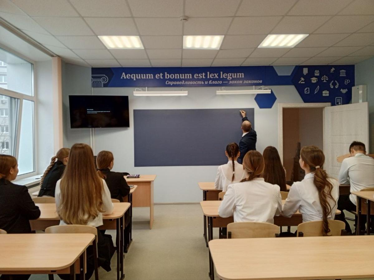 В 31-й школе г. Чебоксары состоялось открытие юридического класса