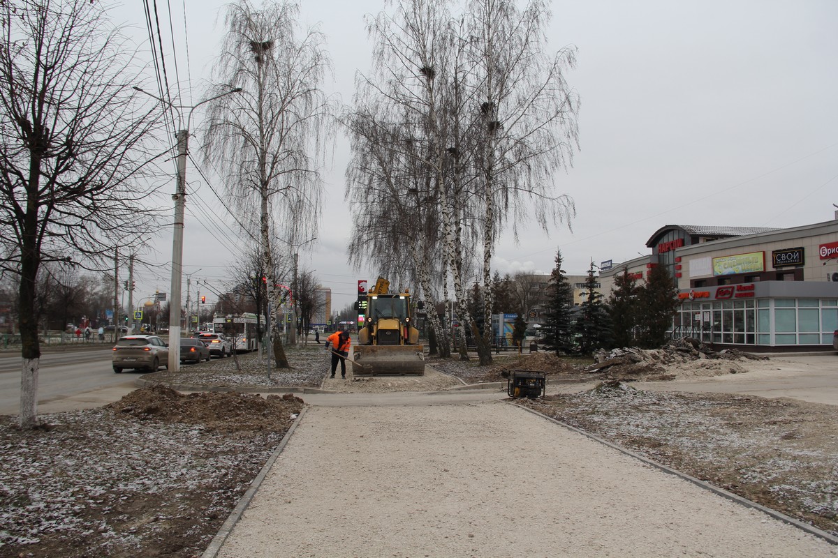 Хороший тротуар! Жаль, не завершенный