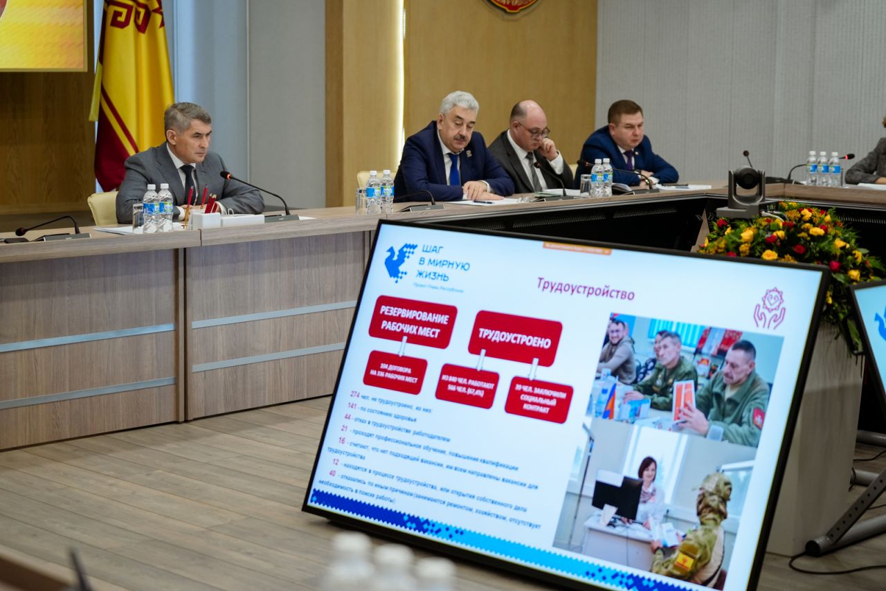 «Шаг в мирную жизнь»: 67% ветеранов СВО из Чувашии трудоустроены