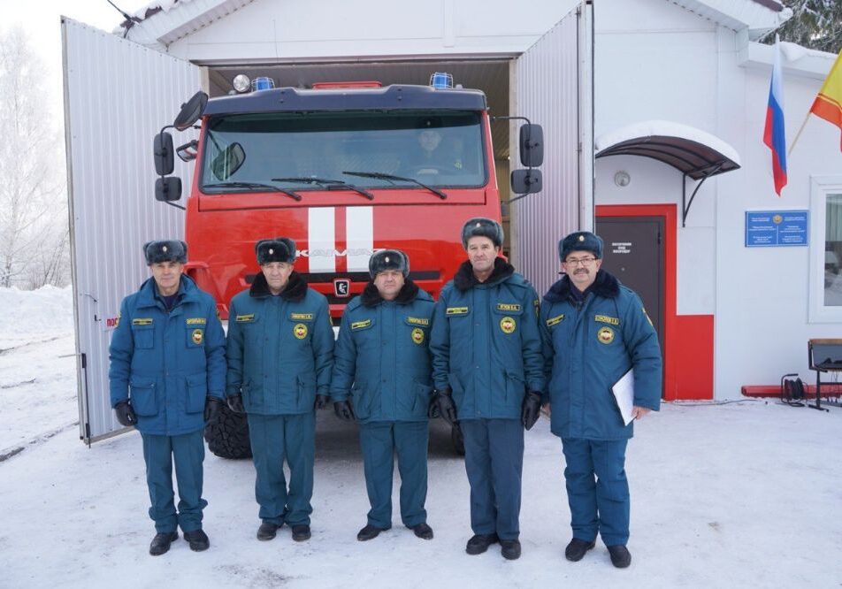 Пожарный пост открылся в Мариинско-Посадском округе